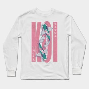 Koi Fish Japanese Style Long Sleeve T-Shirt